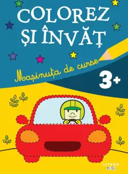 Colorez si invat. Masinuta de curse (3+)