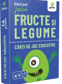 Fructe si legume. EduCard Junior - Board book - *** - Gama