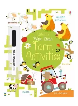 Wipe-Clean Farm Activities - Paperback - Kirsteen Robson - Usborne Publishing