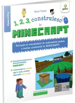 1, 2, 3, construiesc cu Minecraft - Paperback - Tony Bassete - Gama