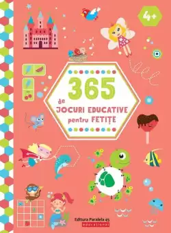 365 de jocuri educative pentru fetite - Paperback brosat - Ballon Media - Paralela 45 educational