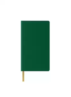 Agenda nedatata A5 Castelli, coperta rigida Caribe verde, dictando ivory