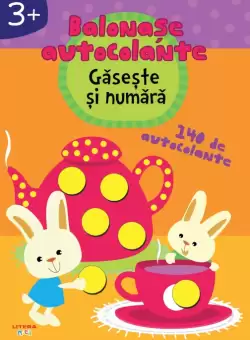 Balonase autocolante. Gaseste si numara (3+)