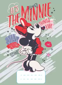Caiet velin A5, 48 de file, Minnie Mouse