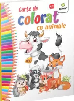 Carte de colorat cu animale - Paperback brosat - Gama