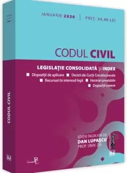 Codul civil - ianuarie 2020 | Prof. univ. dr. Dan Lupascu