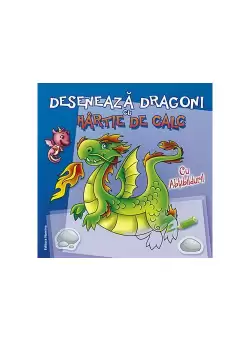 Deseneaza dragoni cu hartie de calc