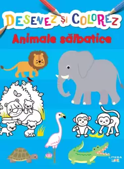 Desenez si colorez. Animale salbatice
