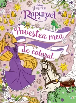 Disney. Printese. Rapunzel. Povestea mea de colorat