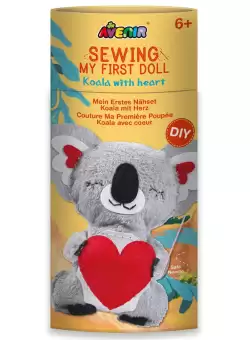 Kit de cusut - Prima mea papusa - Koala cu inima | Avenir