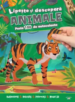 Lipeste si descopera. Animale. Peste 100 de autocolante