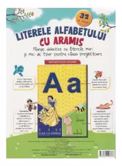Literele alfabetului cu Aramis (32 de planse) - Paperback brosat - Celina Iordache - Aramis