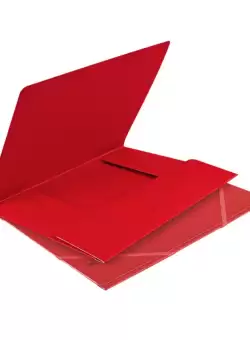 Mapa rosie din carton cu elastic Forpus 21504