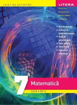 Matematica. Caiet de activitati, Clasa a Vll-a - Paperback - Dorin Lint - Litera