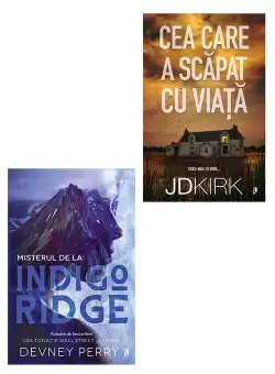 Pachet Misterul de la Indigo Ridge + Cea care a scapat cu viata. Set 2 carti