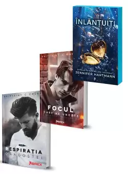 Pachet Respiratia dragostei + Focul care ne uneste + Inlantuiti. Set 3 carti