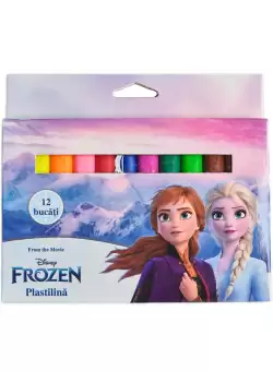 Plastilina 12 culori, Disney Frozen