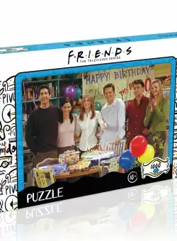 Puzzle 1000 piese - Friends Happy Birthday | Winning Moves