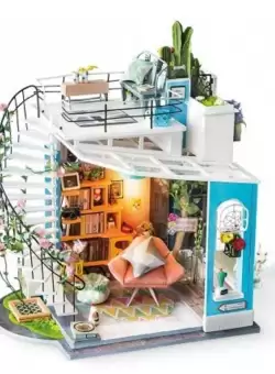 Puzzle 3D - Minicasuta de papusi - Dora`s Loft | Robotime