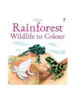 Rainforest Wildlife to Colour - Paperback brosat - Megan Cullis, Susan Meredith - Usborne Publishing