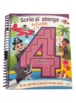 Scrie si sterge. Activitati la 4 ani