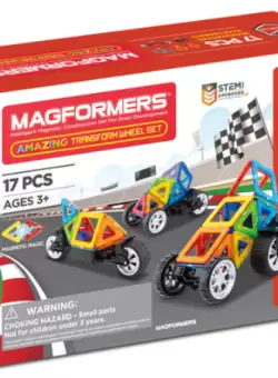 Set de constructie magnetic - Amazing Transform Car, 17 piese | Magformers