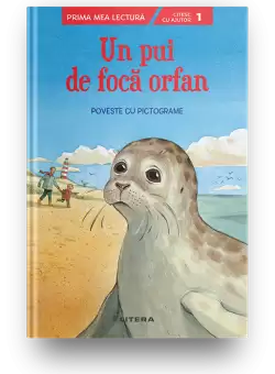 Un pui de foca orfan. Poveste cu pictograme (Nivelul 1)