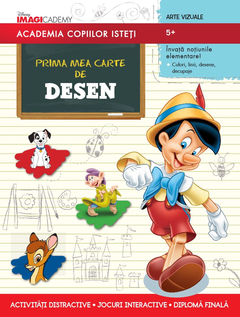 Academia copiilor isteți. Prima mea carte de desen