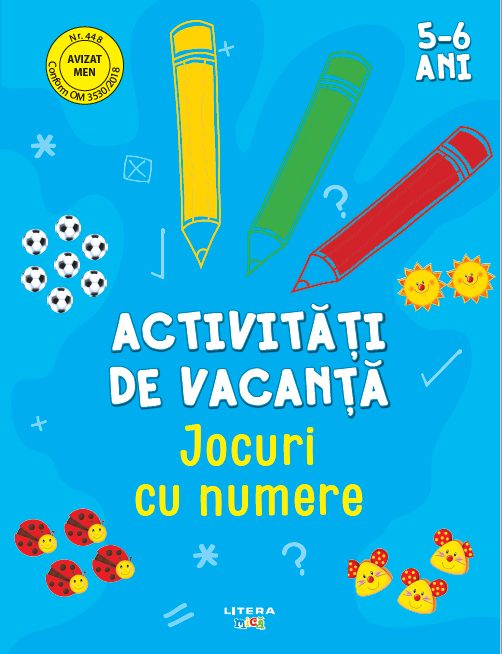 Activitati de vacanta. Jocuri cu numere (5-6 ani)