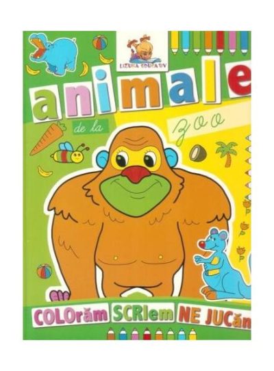 Animale de la zoo. Carte de colorat - Paperback brosat - *** - Lizuka Educativ