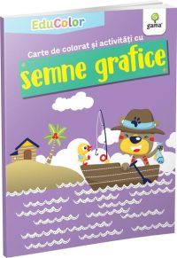 Carte de colorat și activități cu semne grafice. EduColor - Paperback brosat - *** - Gama