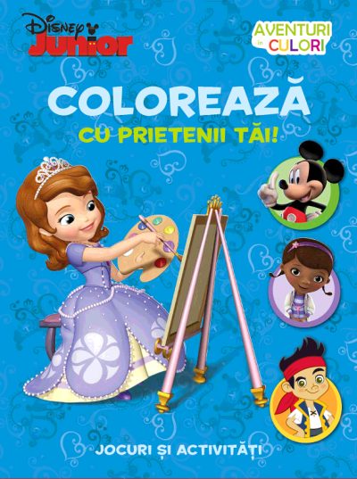 Colorează cu prietenii tăi. Aventuri în culori.