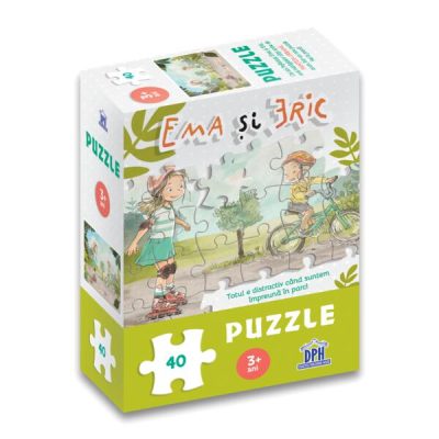 Ema și Eric în parc: Puzzle - Ioana Chicet-Macoveiciuc, Lavinia Trifan