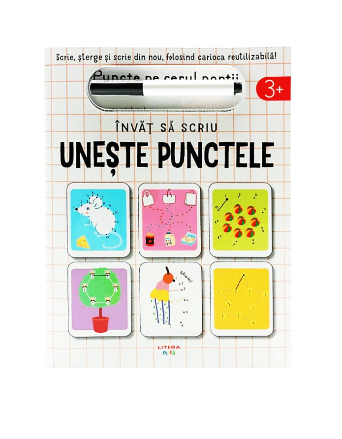 Invat sa scriu. Uneste punctele