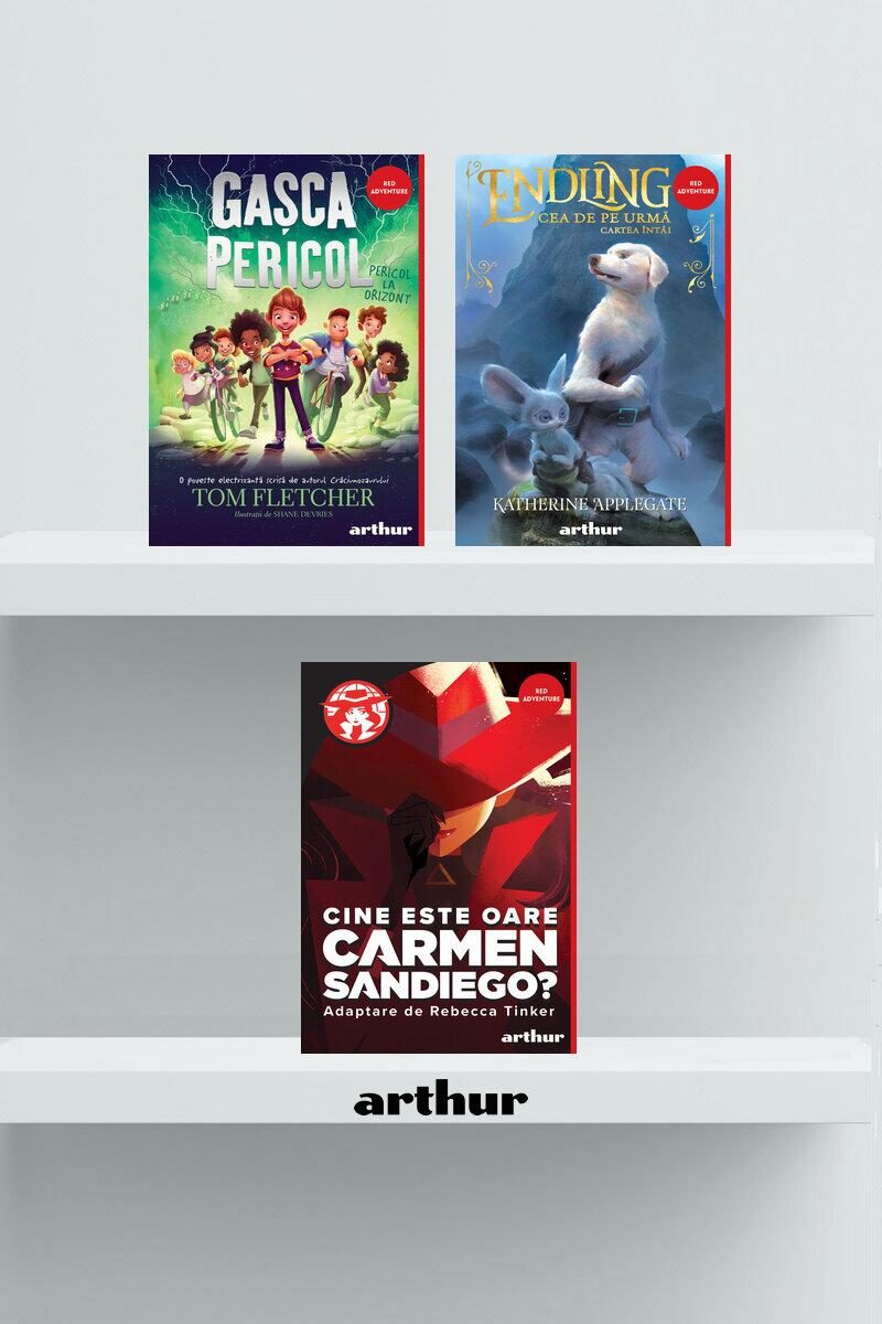 Pachet Adventure 3 volume (Gașca Pericol, Endling, Carmen Sandiego) - Tom Fletcher