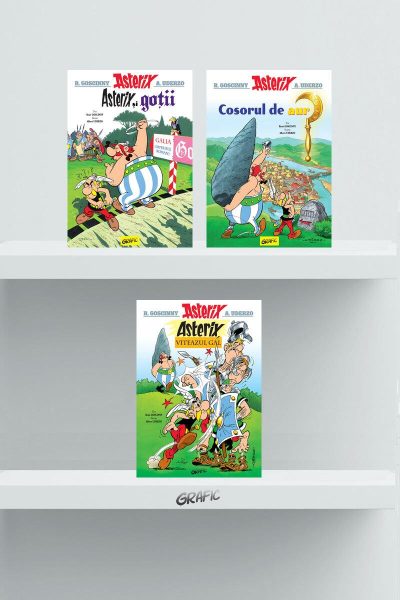 Pachet bandă desenată Asterix (primele 3 volume) - René Goscinny