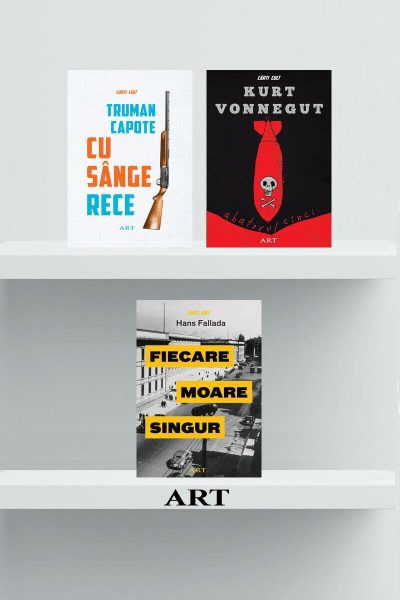 Pachet Cărți Cult ( Abatorul cinci, Fiecare moare singur, Cu sânge rece) - Hans Fallada, Kurt Vonnegut...