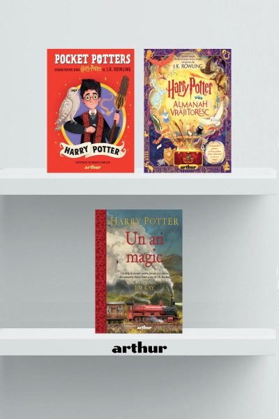 Pachet Harry Potter ( Un an magic, Almanah Vrăjitoresc, Pocket Potters 1) - J.K. Rowling