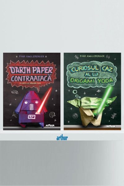 Pachet Origami Yoda ( Curiosul caz al lui Origami Yoda, Darth Paper contraatacă) - Tom Angleberger