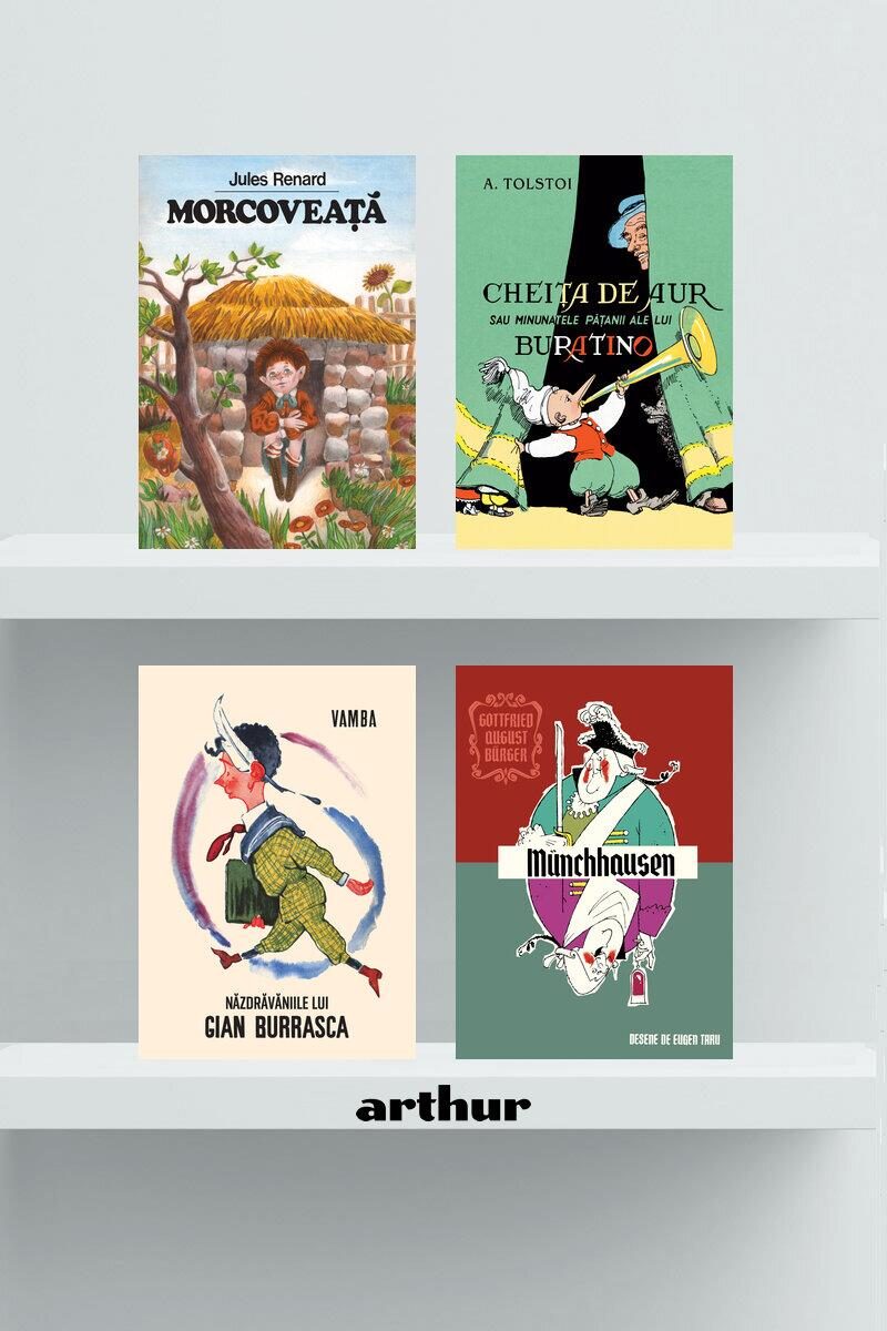Pachet povești retro (4 volume) - Alexei Tolstoi, Jules Renard