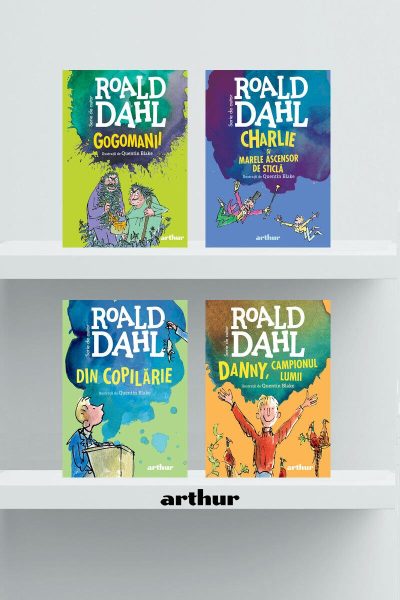 Pachet Roald Dahl (Gogomanii, Din copilărie, Danny, Charlie)