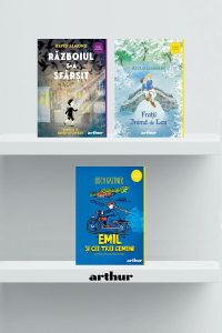 Pachet școlar clasa a IV-a (Emil şi cei trei gemeni, Frații inimă de leu, Războiul s-a sfârșit) - Erich Kästner, Astrid Lindg...