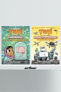 Pachet Știință în comicsuri (Roboţi şi drone, Creierul) - Jacob Chabot