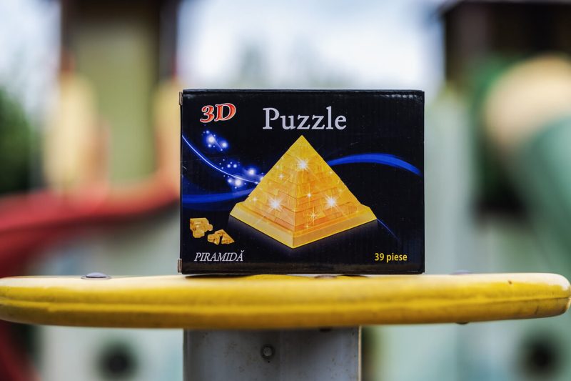 Puzzle 3D Piramida - 39 piese