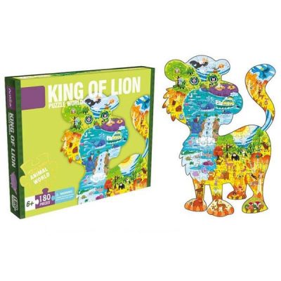 Puzzle Arthink în Formă de Leu, 180 Piese