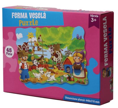 Puzzle Ferma Vesela 45 piese