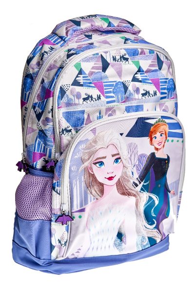 Rucsac primar 2 compartimente, 1 buzunar frontal 45x31x14 cm Frozen