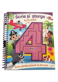 Scrie si sterge. Activitati la 4 ani
