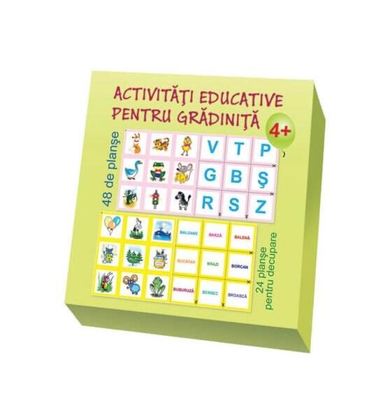 Set de activități educative pentru grădiniță (4+) - Paperback - Ala Bujor - Epigraf