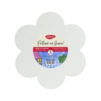 Set pânză pictură pe carton DACO, 5 file, floare - ***